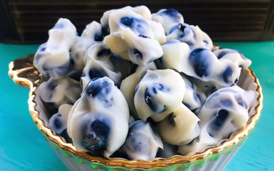 Blueberry Yogurt Protein Bites