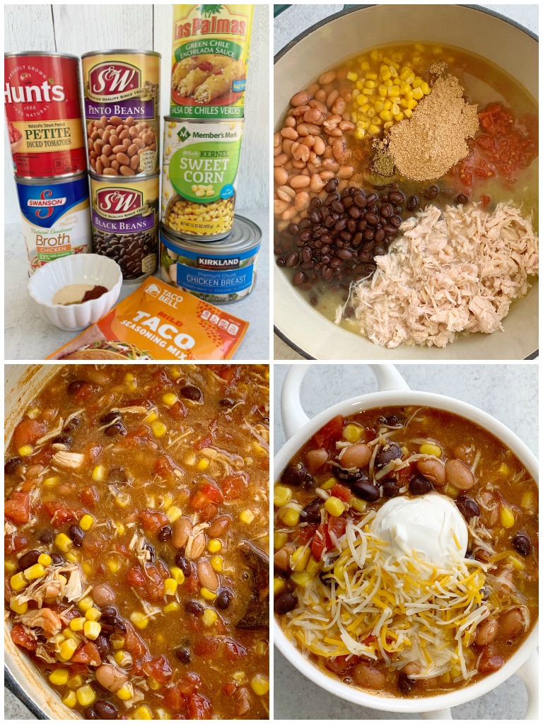 7 CAN CHICKEN TACO SOUP