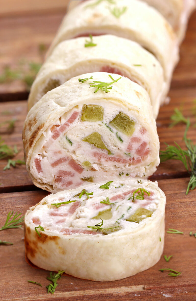 Dill Pickle Tortilla Roll Ups