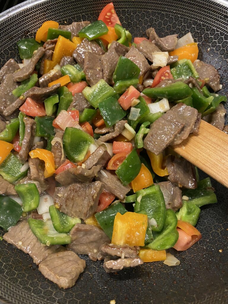 Chinese Pepper Steak with Onions