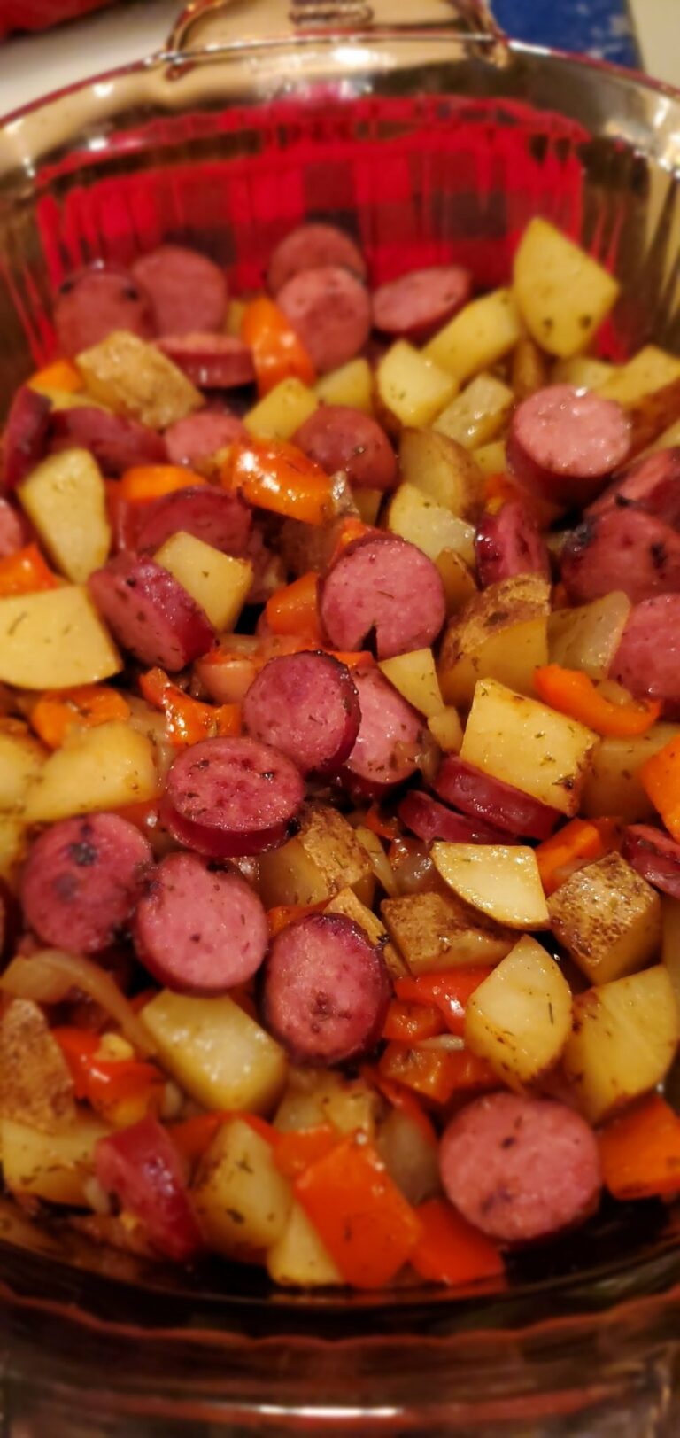 Potato and Smoked Sausage Casserole