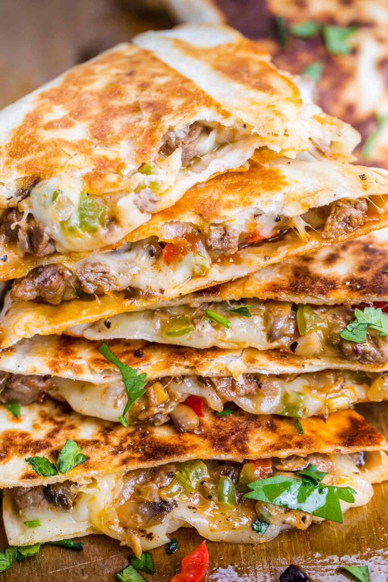 Philly Cheesesteak Quesadilla Recipe