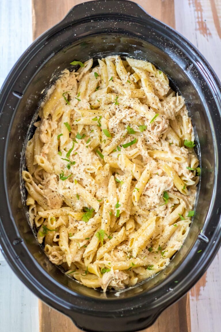 Slow Cooker Olive Garden Chicken Pasta