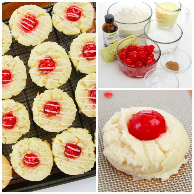 Eggnog Thumbprint Cookies