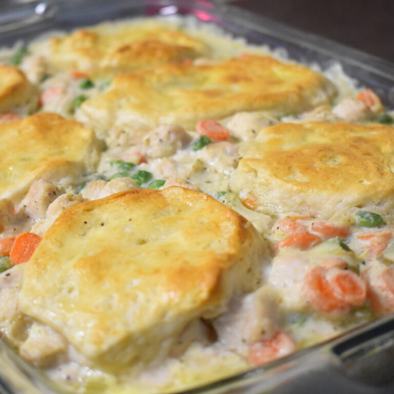 Mom’s Fabulous Chicken Pot Pie with Biscuit Crust