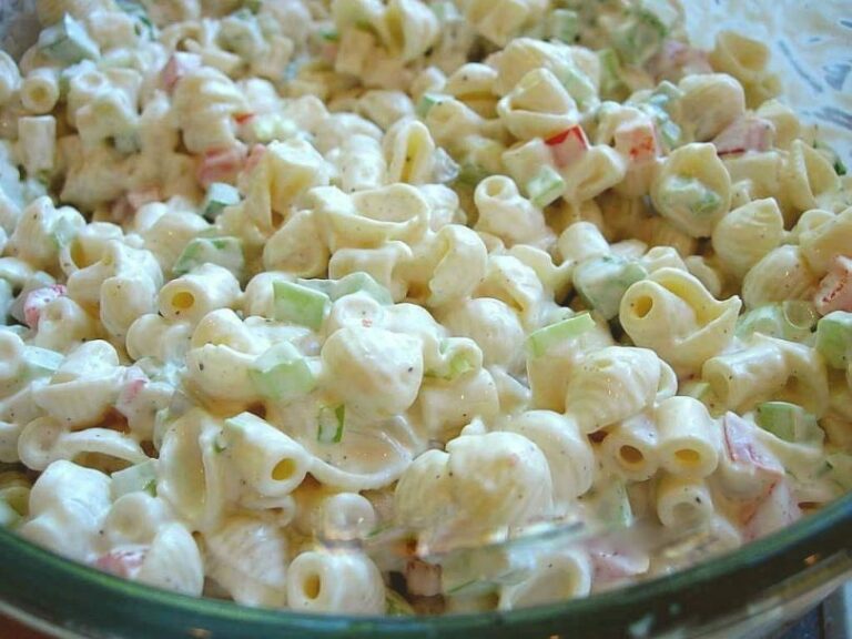 CREAMY PASTA SALAD – HOMEMADE RECIPE