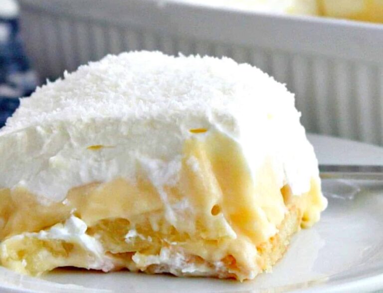 Easy Coconut And Pineapple Dessert