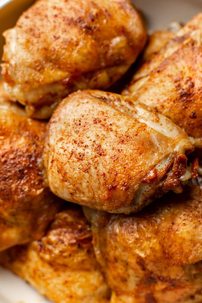 The Best and Easiest Baked Chicken Thighs