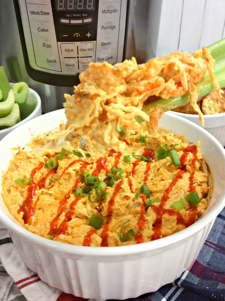 Quick And Easy Instant Pot Buffalo Chicken Dip Recipe