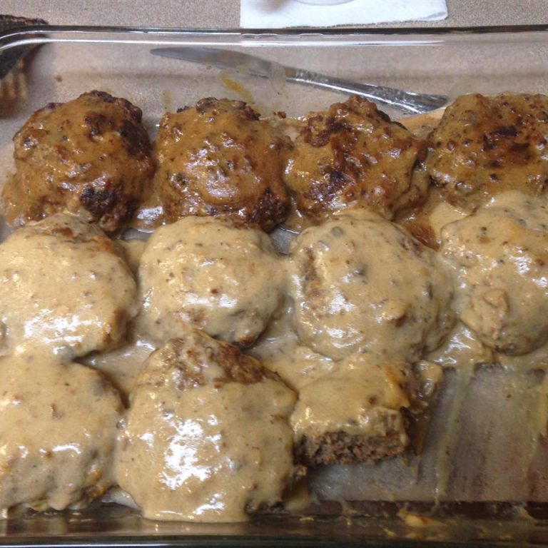 SMOTHERED HAMBURGER STEAK