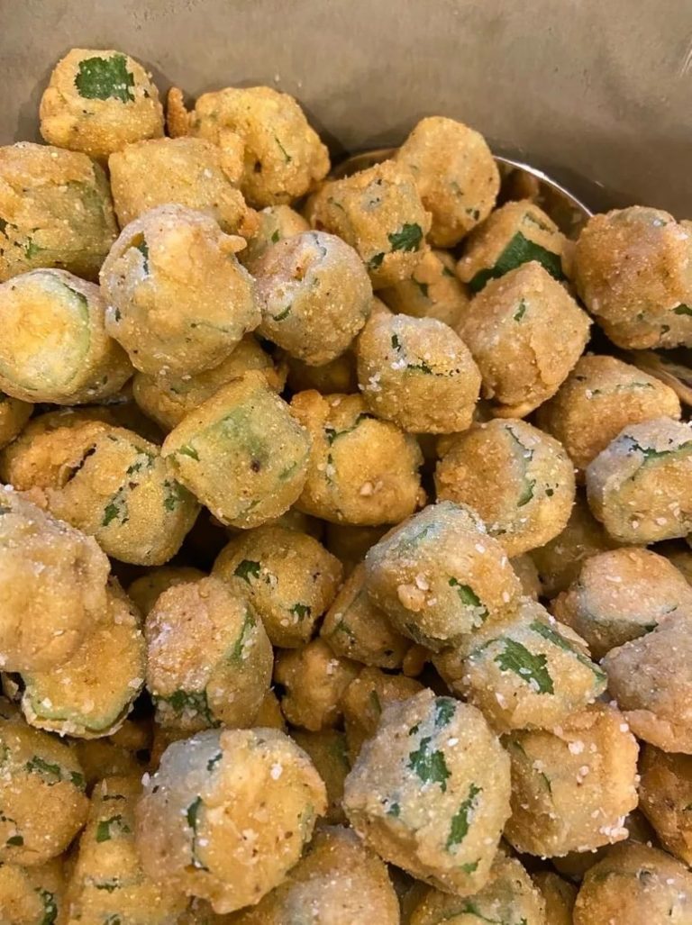 CORNMEAL FRIED OKRA RECIPE IS A SOUTHERN STYLE FAVORITE