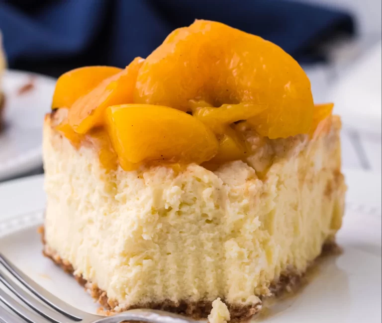 Peach Cobbler Cheesecake