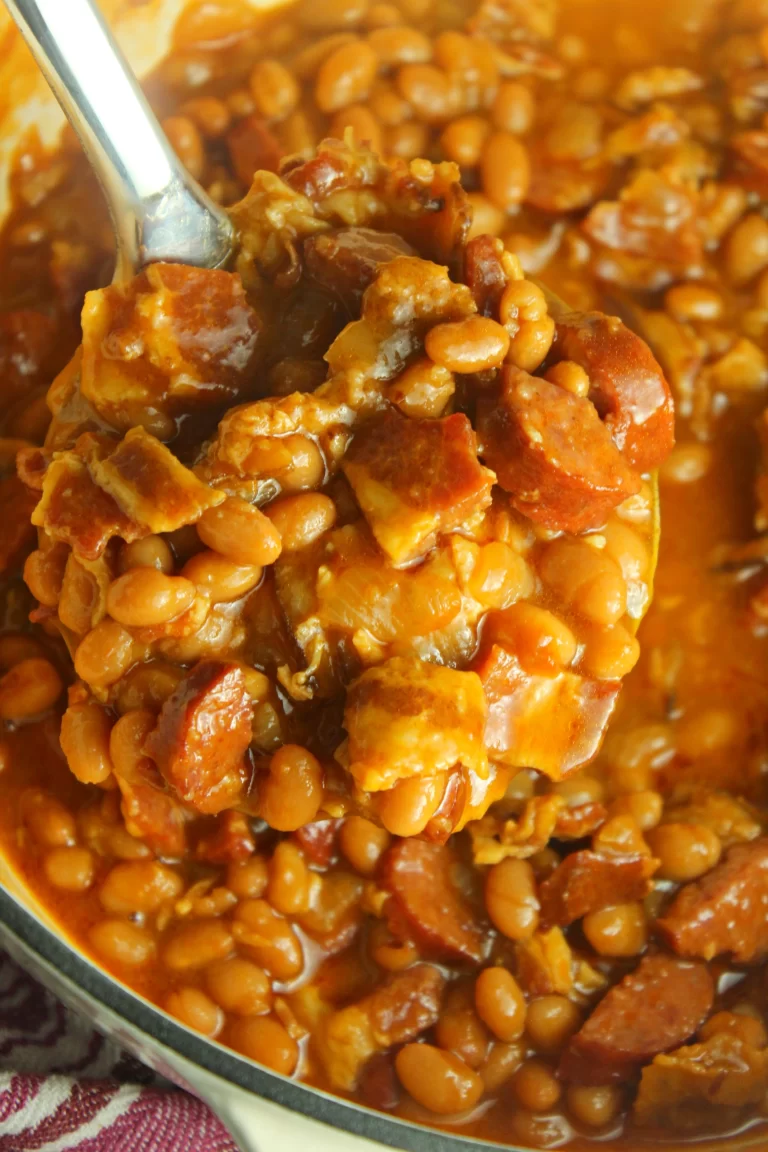 Ultimate Baked Beans with Smoked Sausage