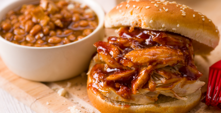 Honey BBQ Pulled Chicken Sandwich – Make It With Leftovers!