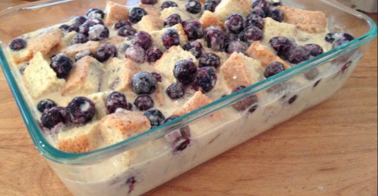 Bouncin’ Blueberry Breakfast Casserole – It’s So Yummy It’s Funny!