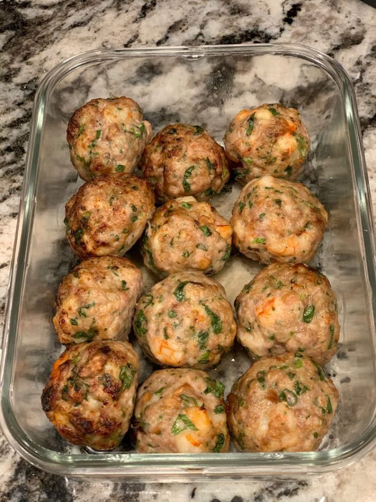 WONTON MEATBALLS