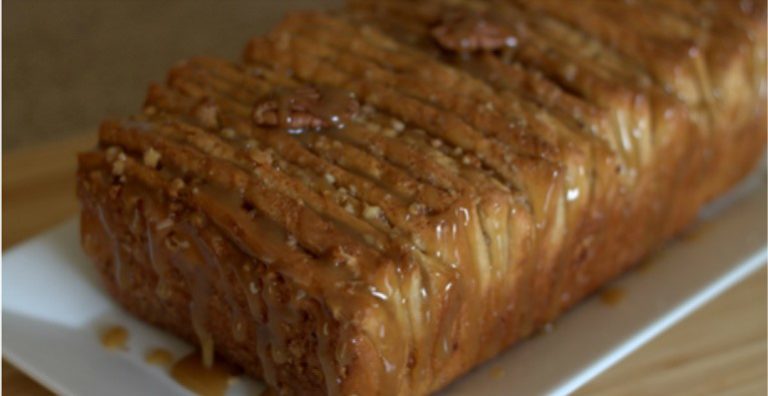 Whole Wheat Caramel Pecan Pull Apart Bread That Satisfy’s The Old Sweet Tooth