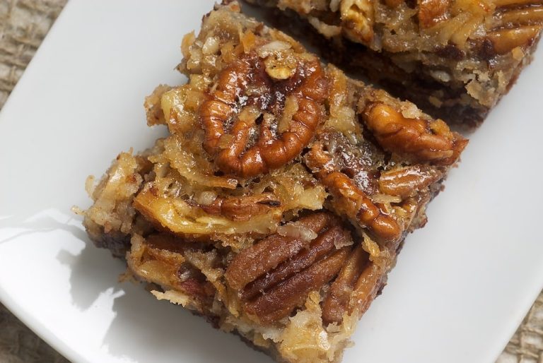 German chocolate pecan pie bars