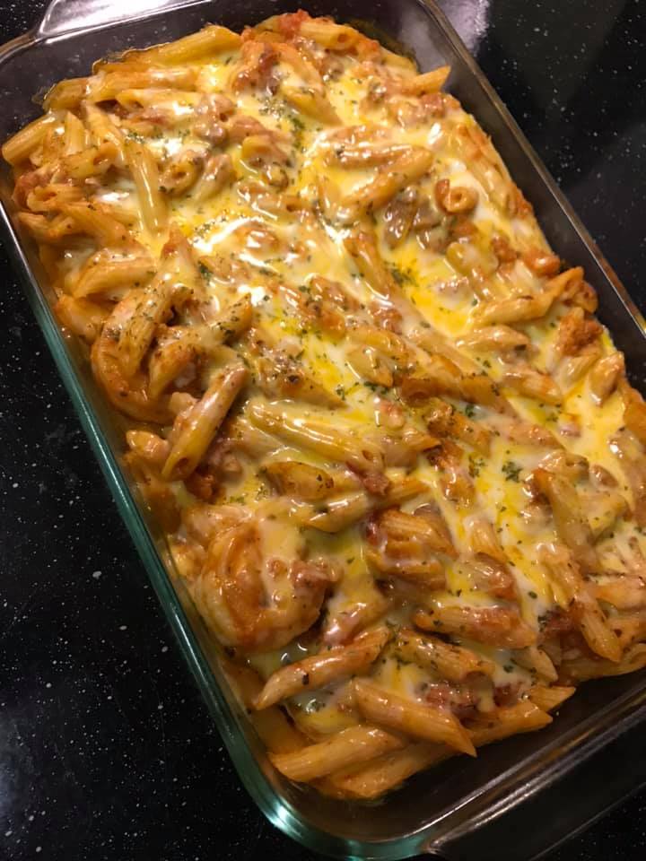 Baked Ziti with Shrimp