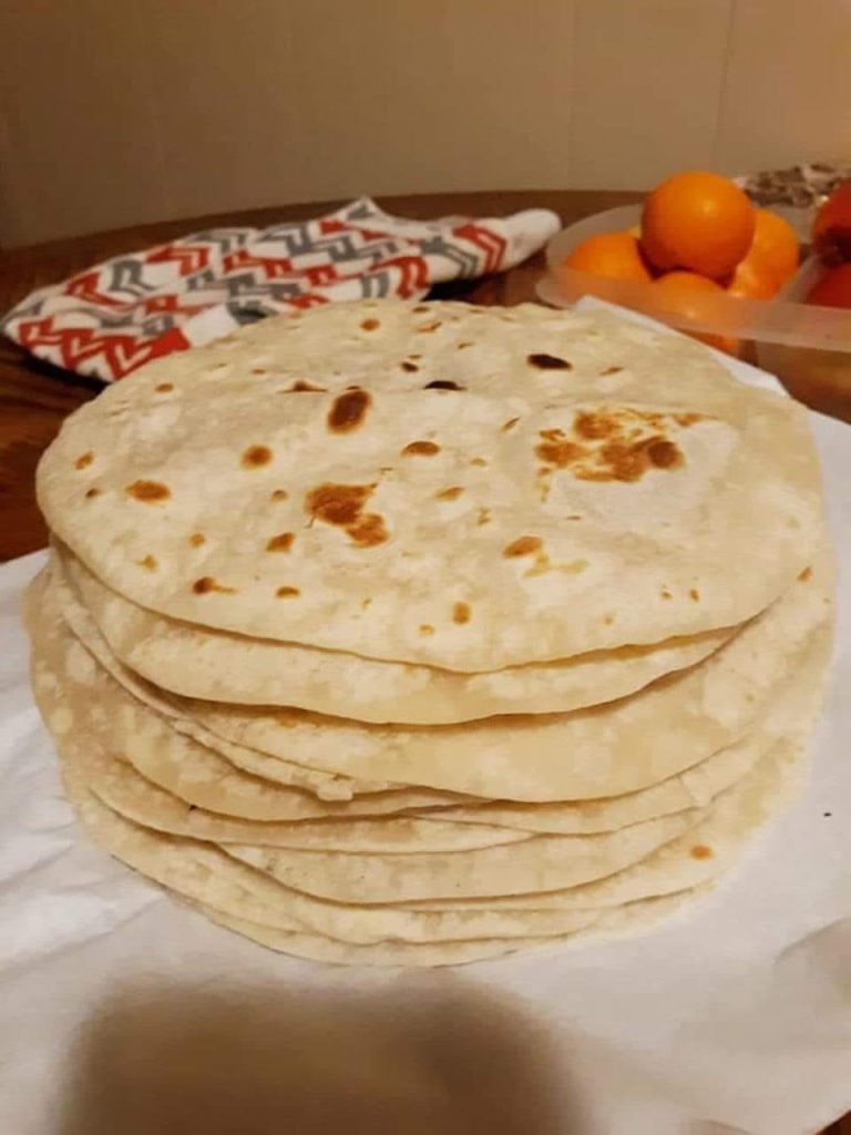 Homemade Flour tortillas