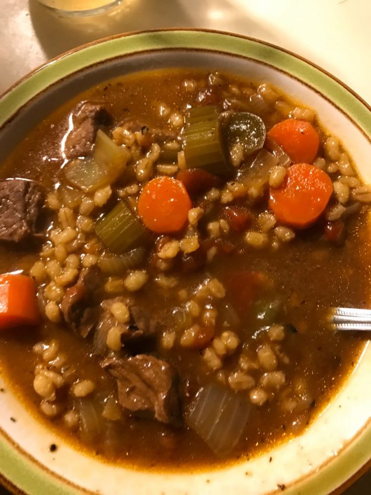 BEEF BARLEY SOUP