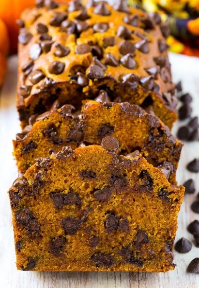 Chocolate Chip Pumpkin Bread