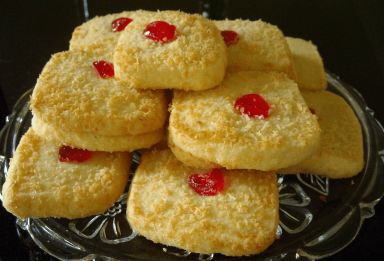 Coconut Shortbread Cookies