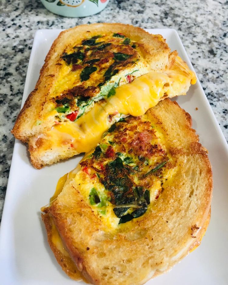 Omelette Grilled Cheese