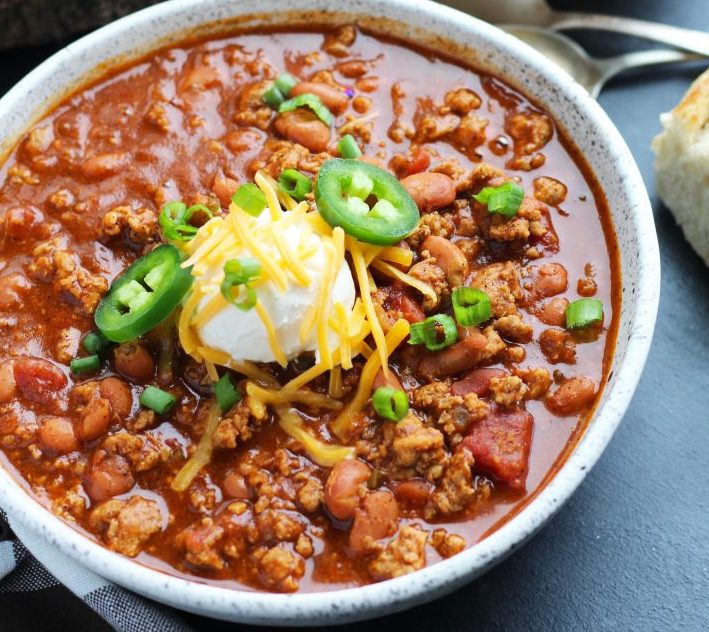 SLOW COOKER BEER CHILI