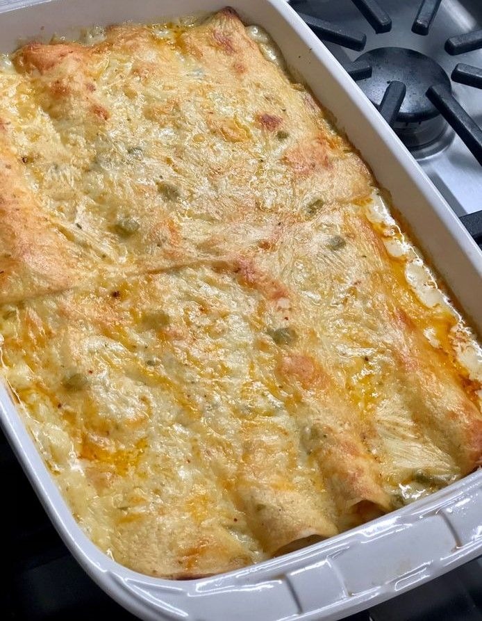 Sour Cream Chicken Enchilada Casserole