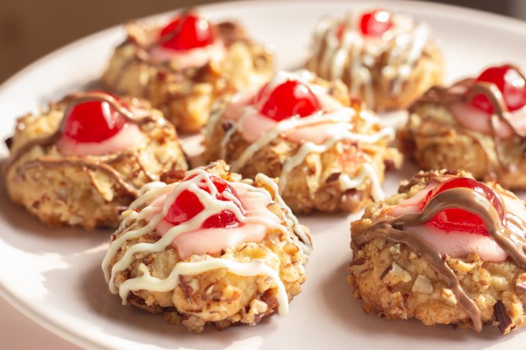 Easy Cherry Thumbprint Cookies With White Chocolate