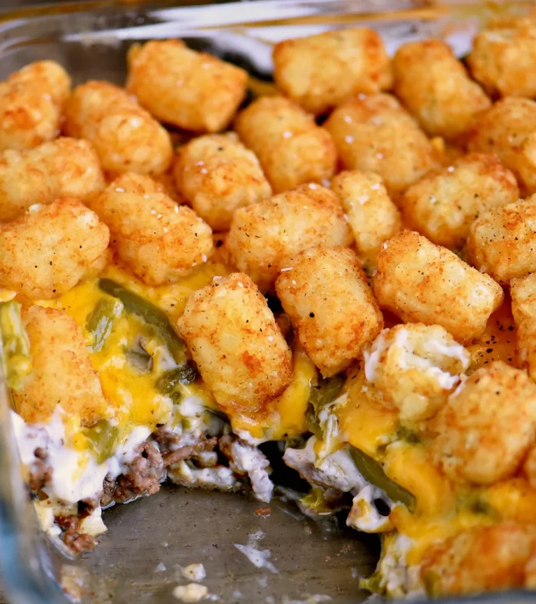 THE BEST TATER TOT CASSEROLE