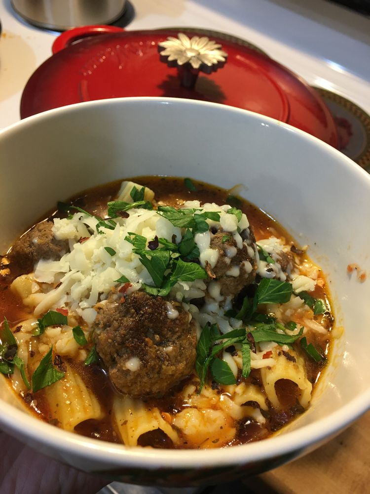 Meatballs and Potatoes Soup