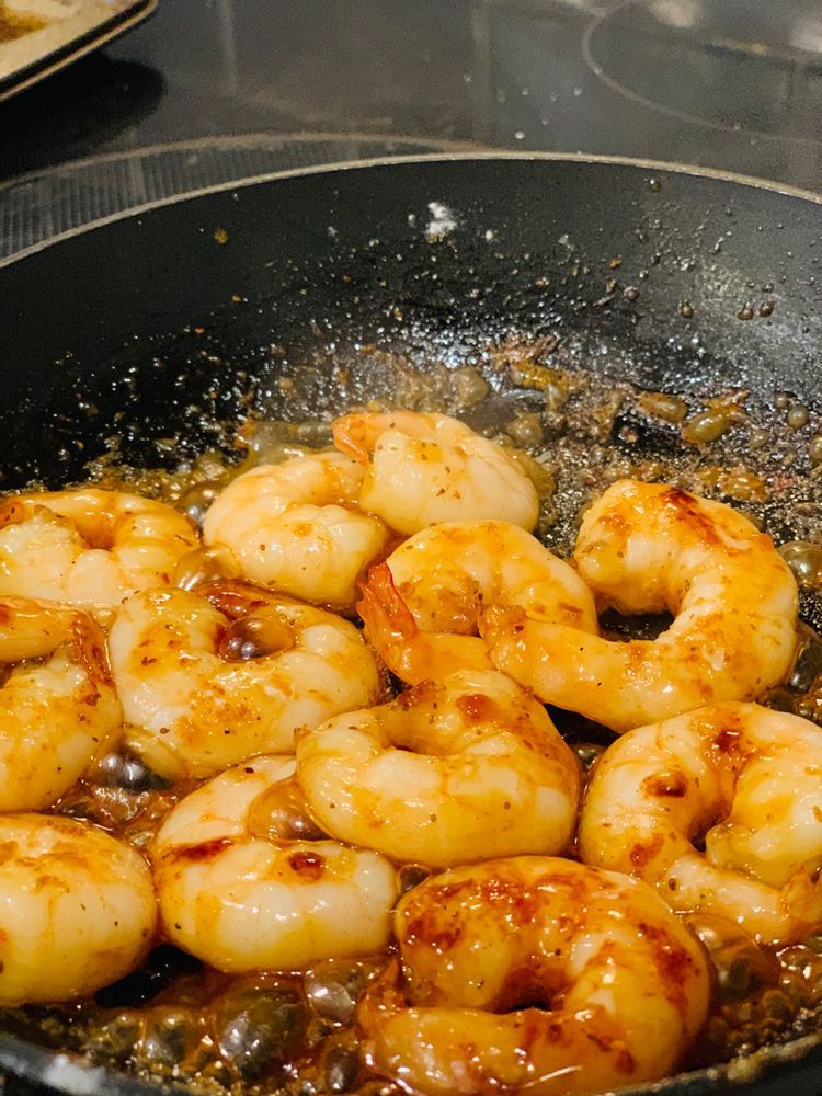 Honey Butter Old Bay Shrimp