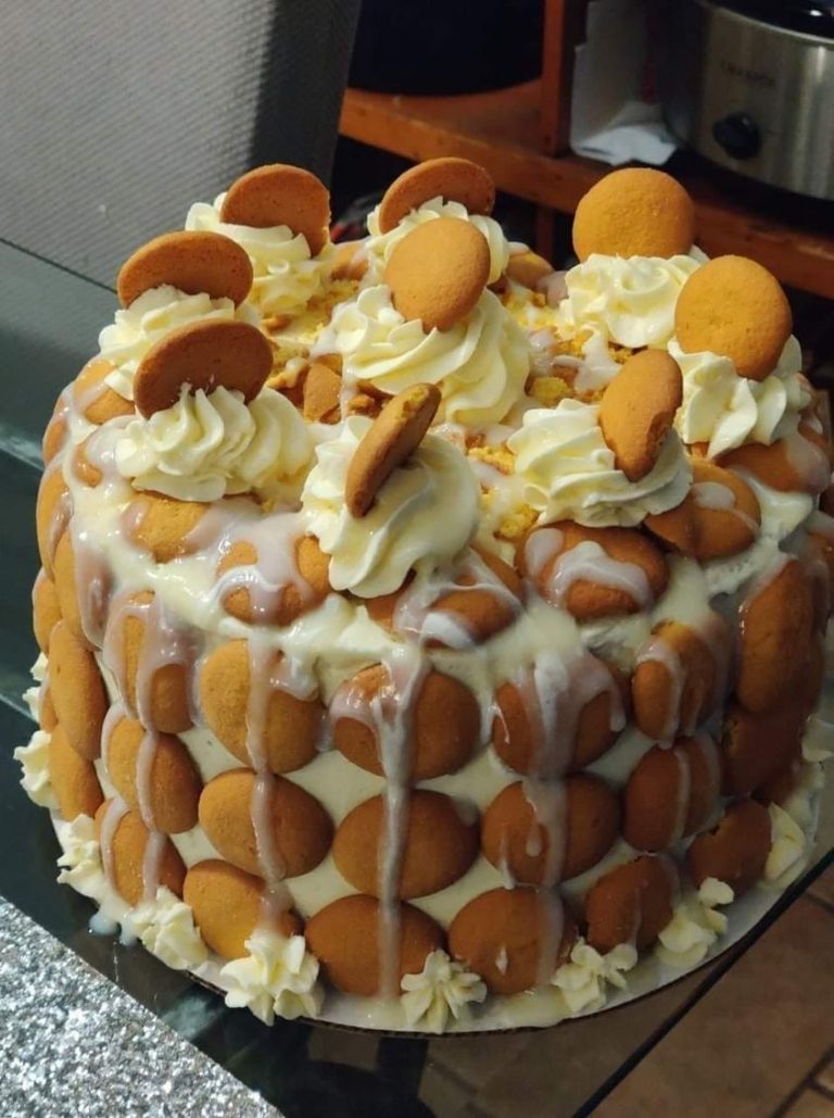 Banana pudding cake