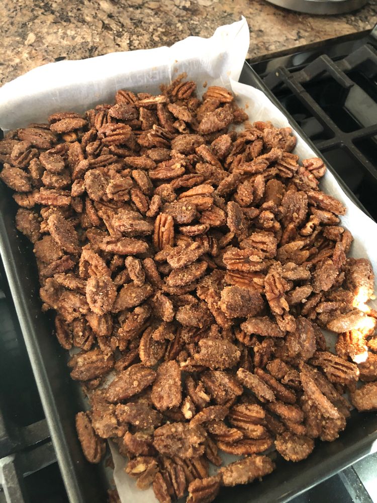 Homemade Cinnamon Sugar Pecans