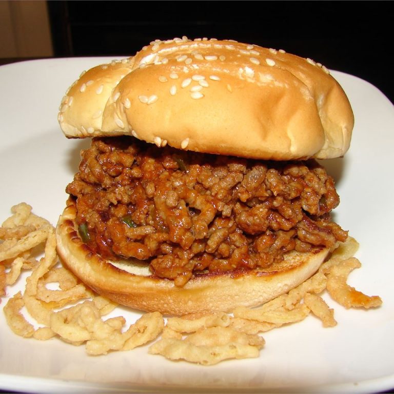 HOMEMADE SLOPPY JOES