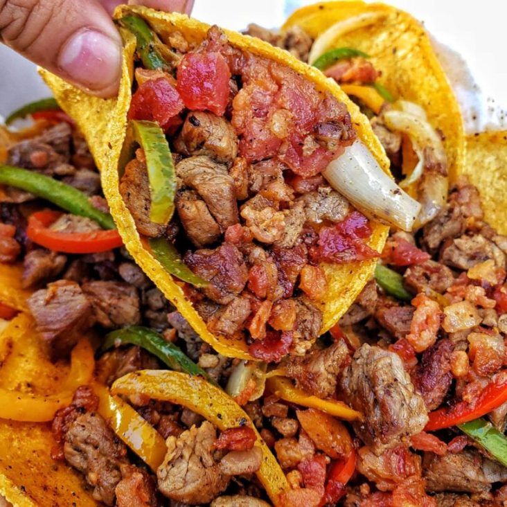 Steak fajitas