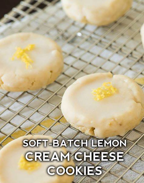 Zesty Lemon Cream Cheese Cookies