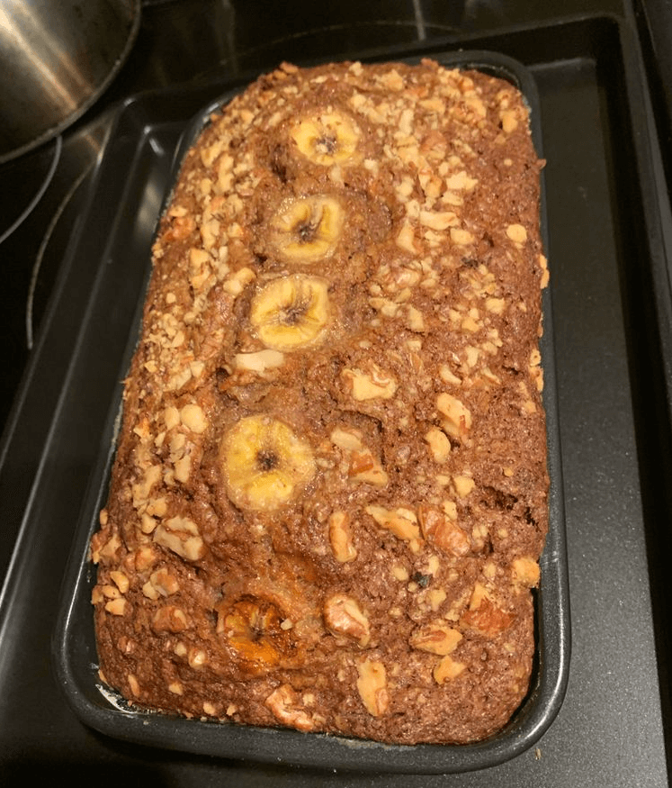 3 Ingredients Banana Bread