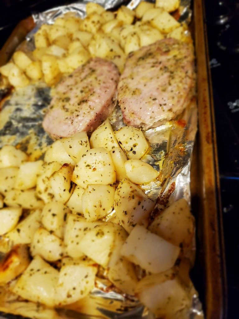 CROCKPOT RANCH PORK CHOPS AND POTATOES