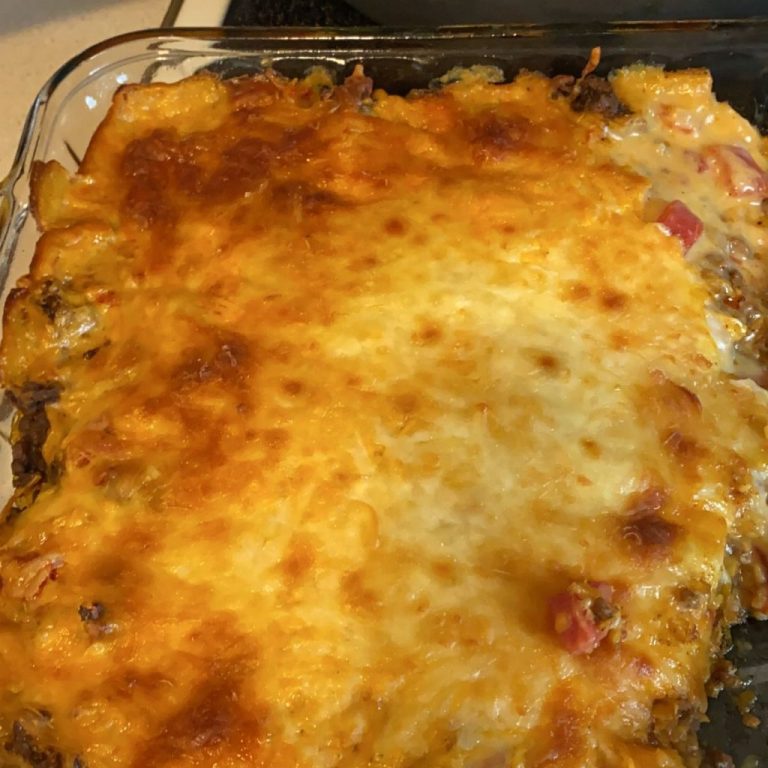 BEEFY KING RANCH CASSEROLE: ONE OF THE BEST CASSEROLES AROUND