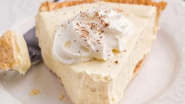 Easy Eggnog Pie