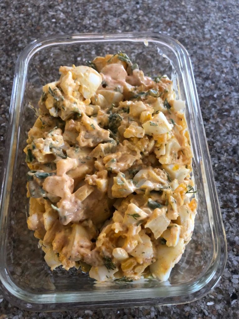 EGG SALAD RECIPE WITH THE BEST DRESSING