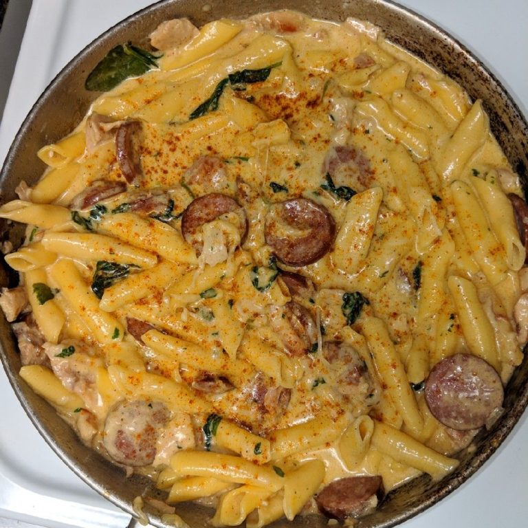 SMOKED SAUSAGE CAJUN ALFREDO RECIPE: EASY ENOUGH FOR ANY DAY OF THE WEEK