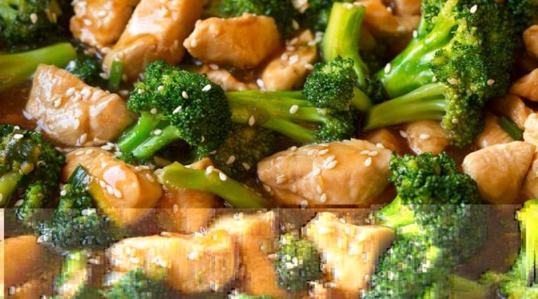 CHICKEN AND BROCCOLI STIR FRY