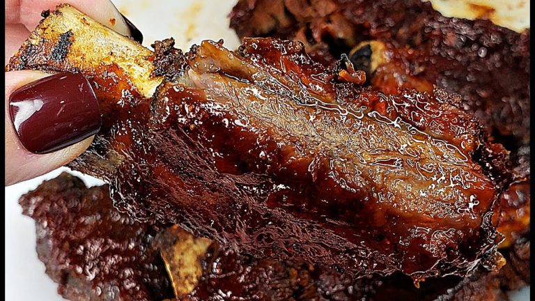 Slow Cooker Barbequed Beef Ribs