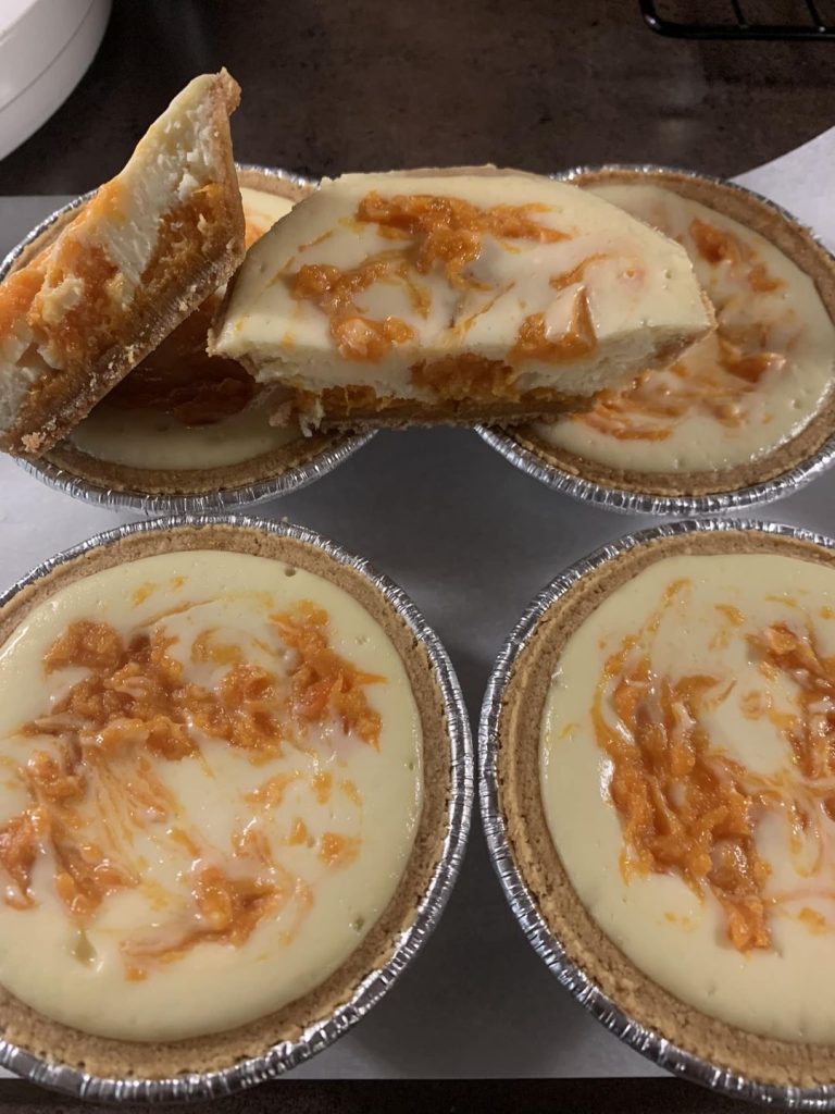 Sweet Potato Cheesecake Pie