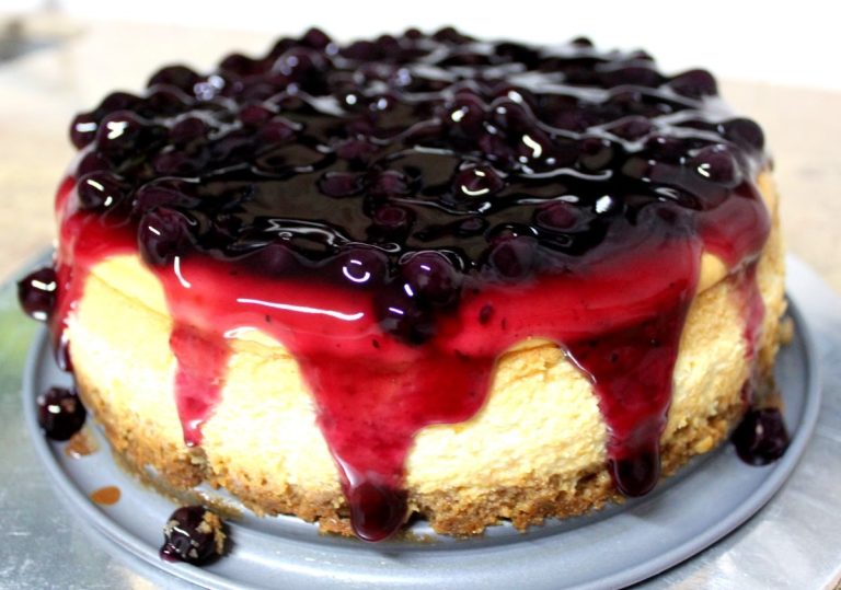 Blueberry No Bake Cheesecake