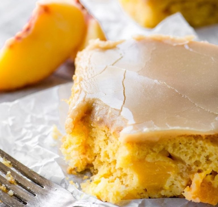 Brown Sugar Peach Cake